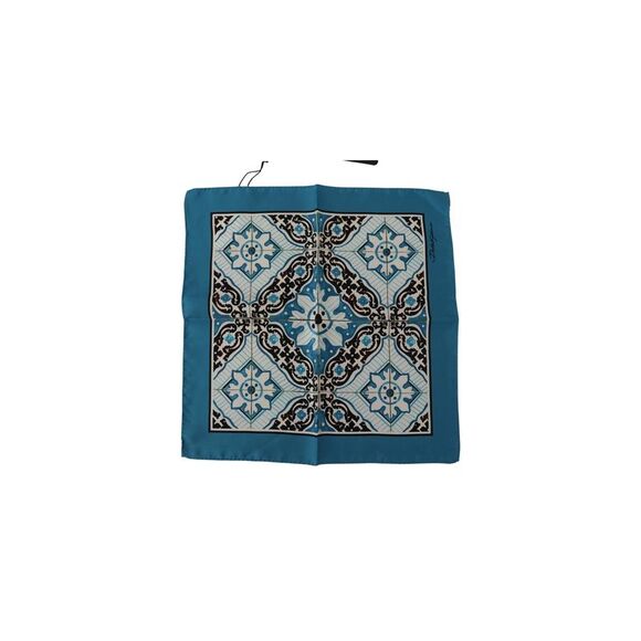 Dolce & Gabbana Other - Dolce & Gabbana DG Logo Silk Square Handkerchief Scarf